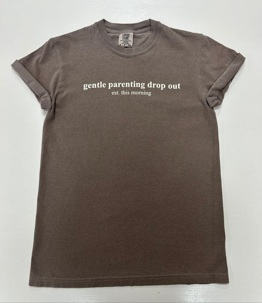Sawyer + Sunny - Gentle Parenting - Comfort Colours Short Sleeve Tee (Mocha)