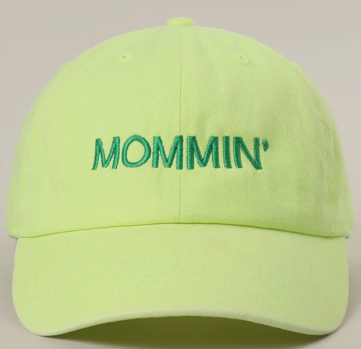 Mommin’ Hat - Bright Green