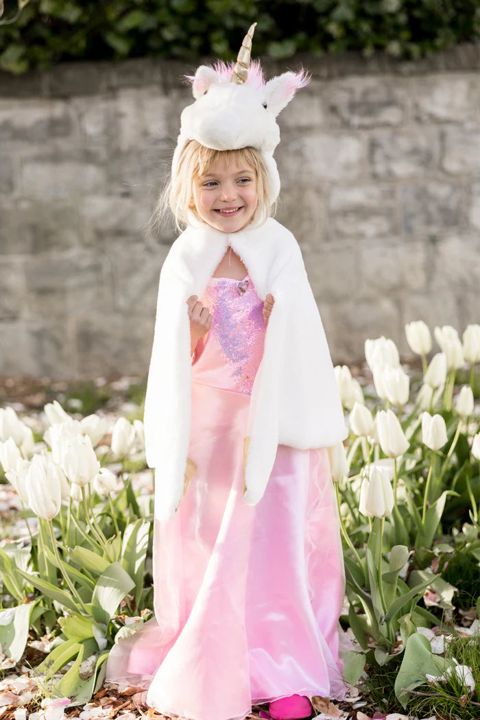 Great Pretenders - Unicorn Cuddle Cape (size 2-3T)