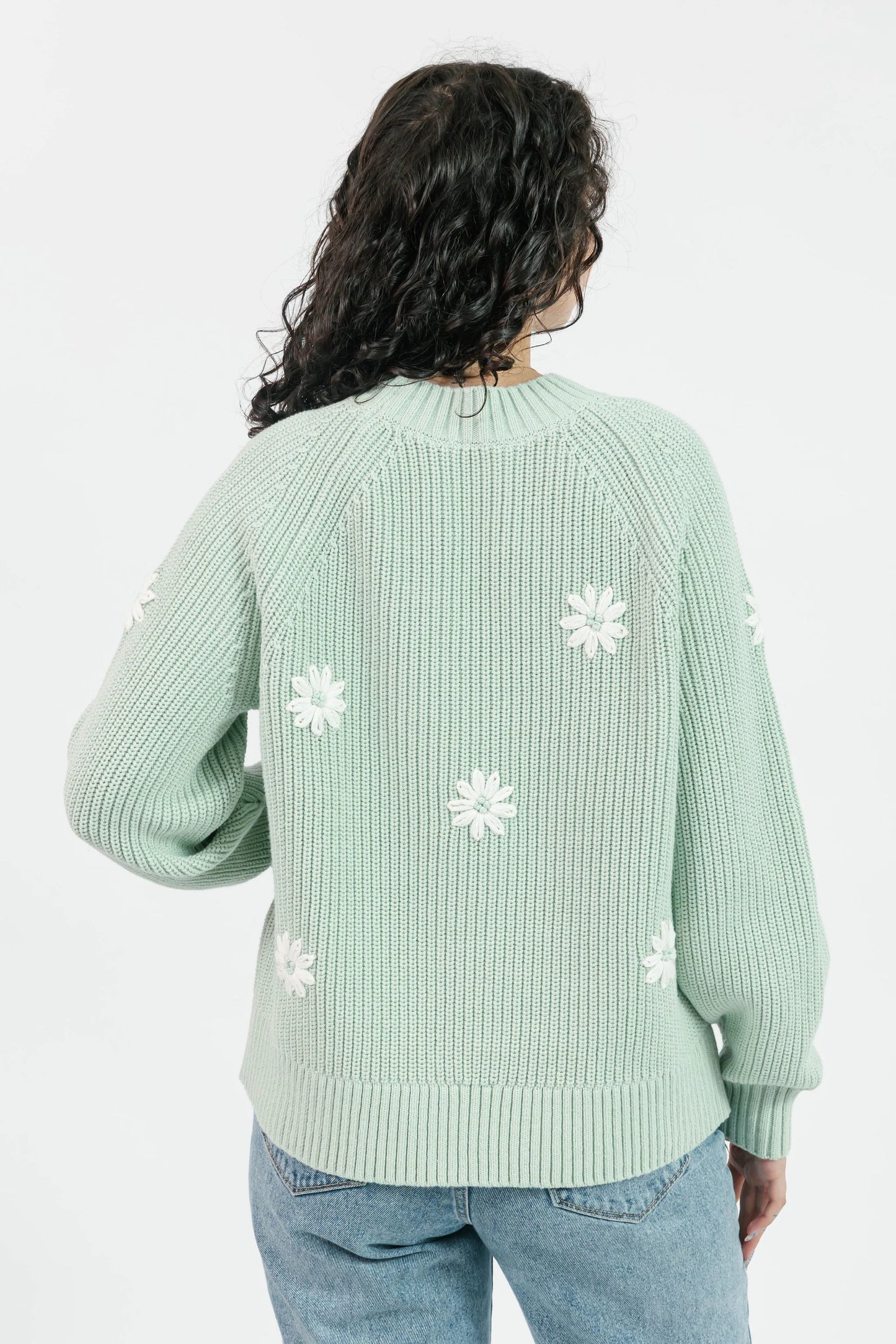 Smash + Tess - Daisy Sweater (Mint/Ivory)