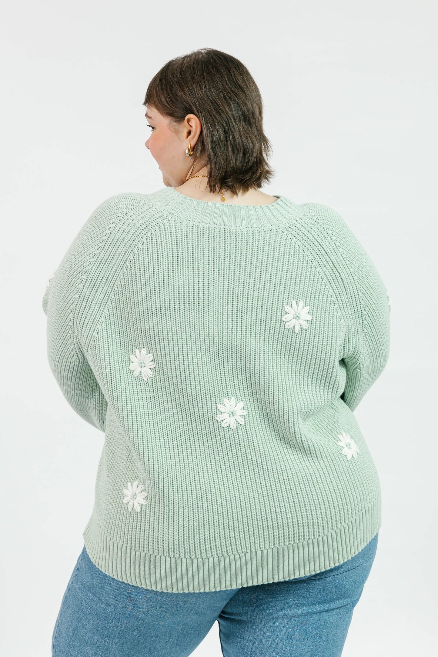 Smash + Tess - Daisy Sweater (Mint/Ivory)