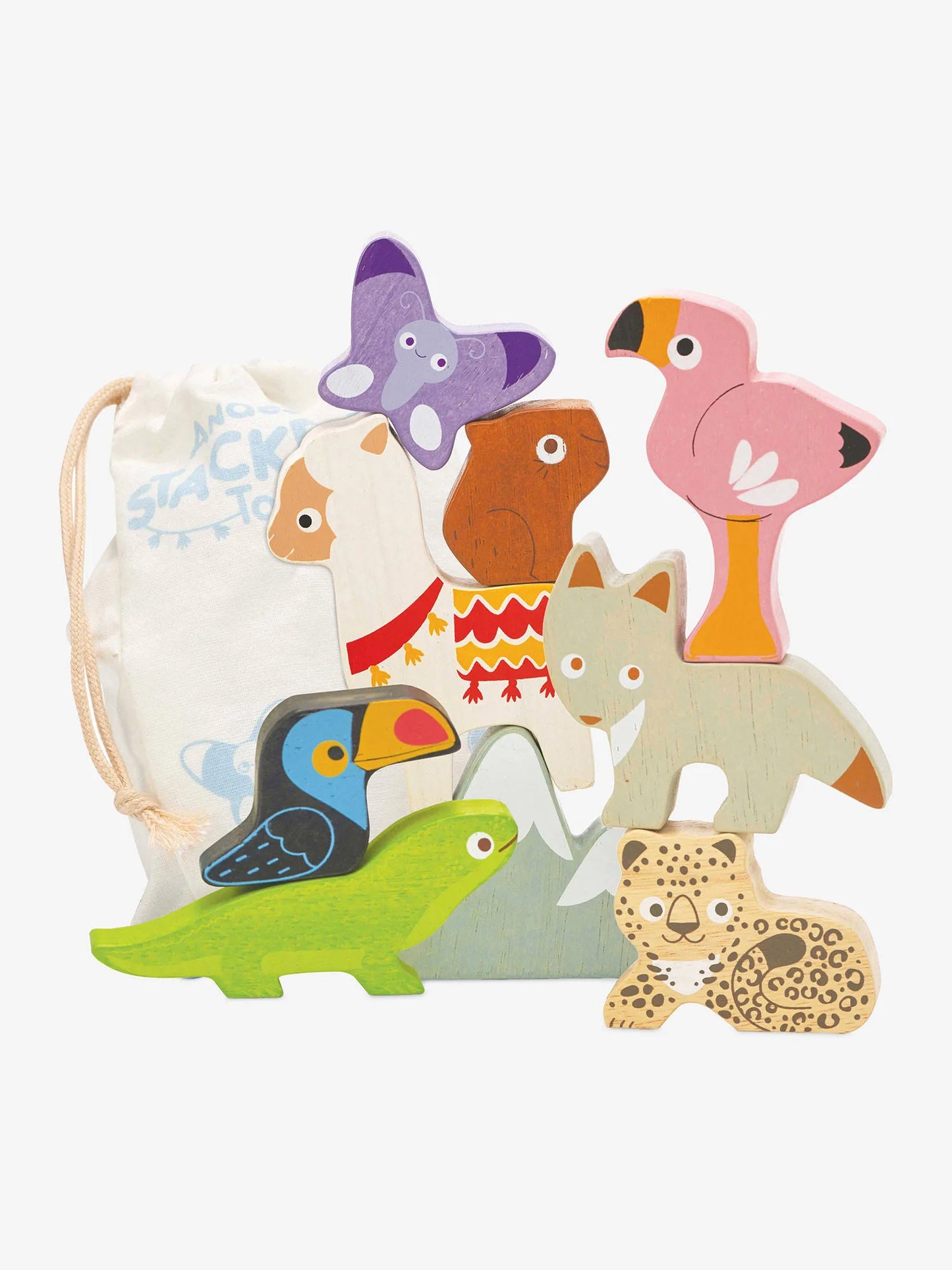 Wooden Animals Stacking Toy