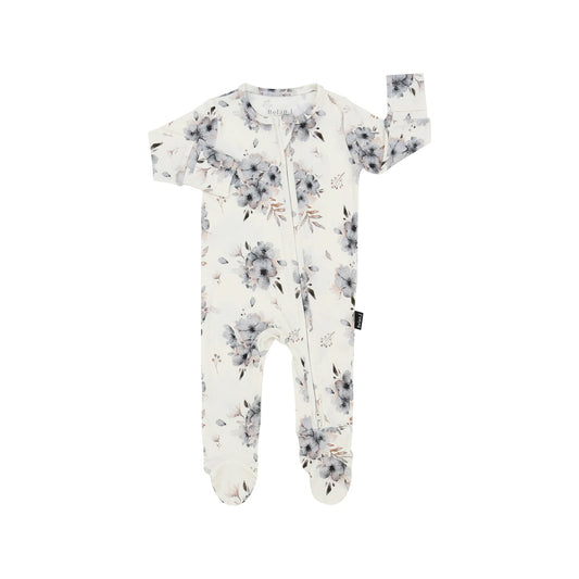 Belan J - Bamboo Footed Sleeper (Frosty Floral)