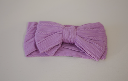Harper Headband (purple flower)