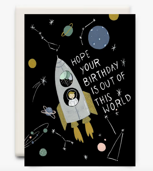 Out of This World Birthday Card