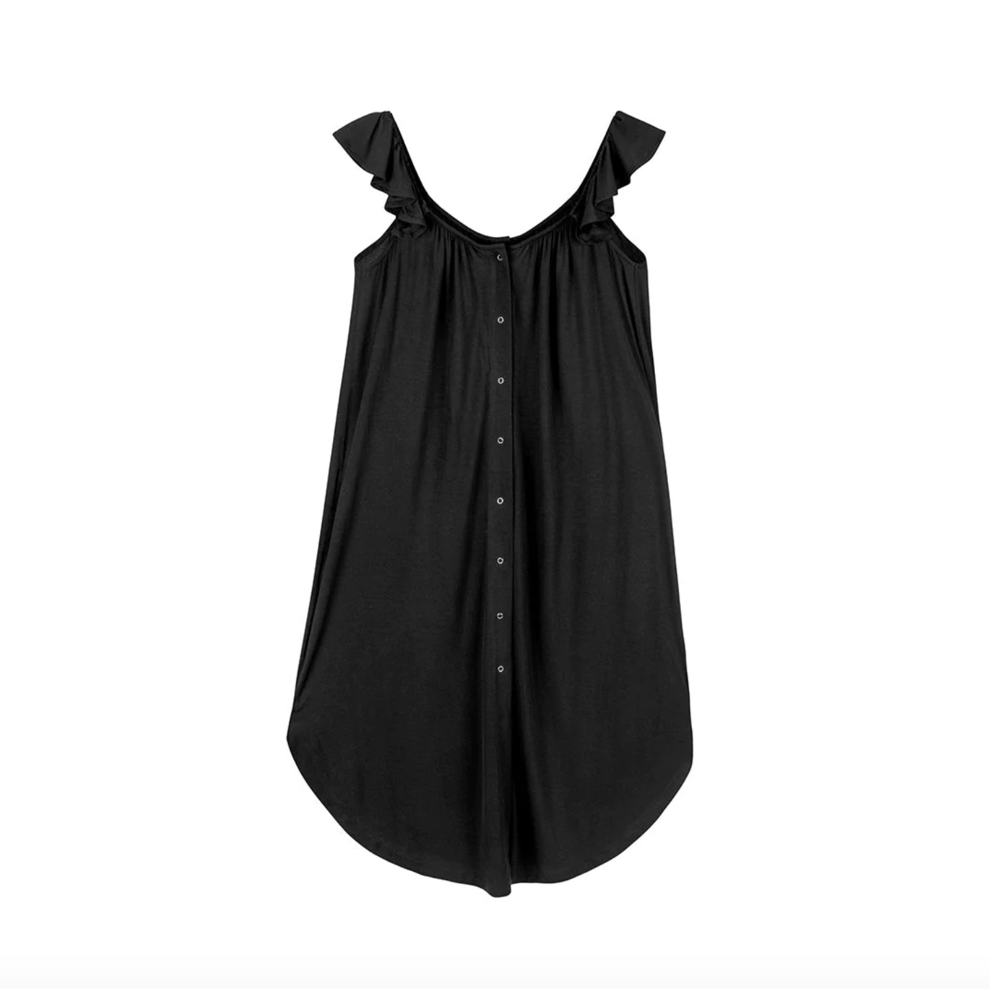 Ruffle Strap Labour + Delivery Gown