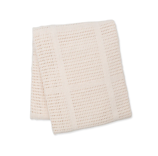 Lulujo - Cellular Blanket (Oatmeal)