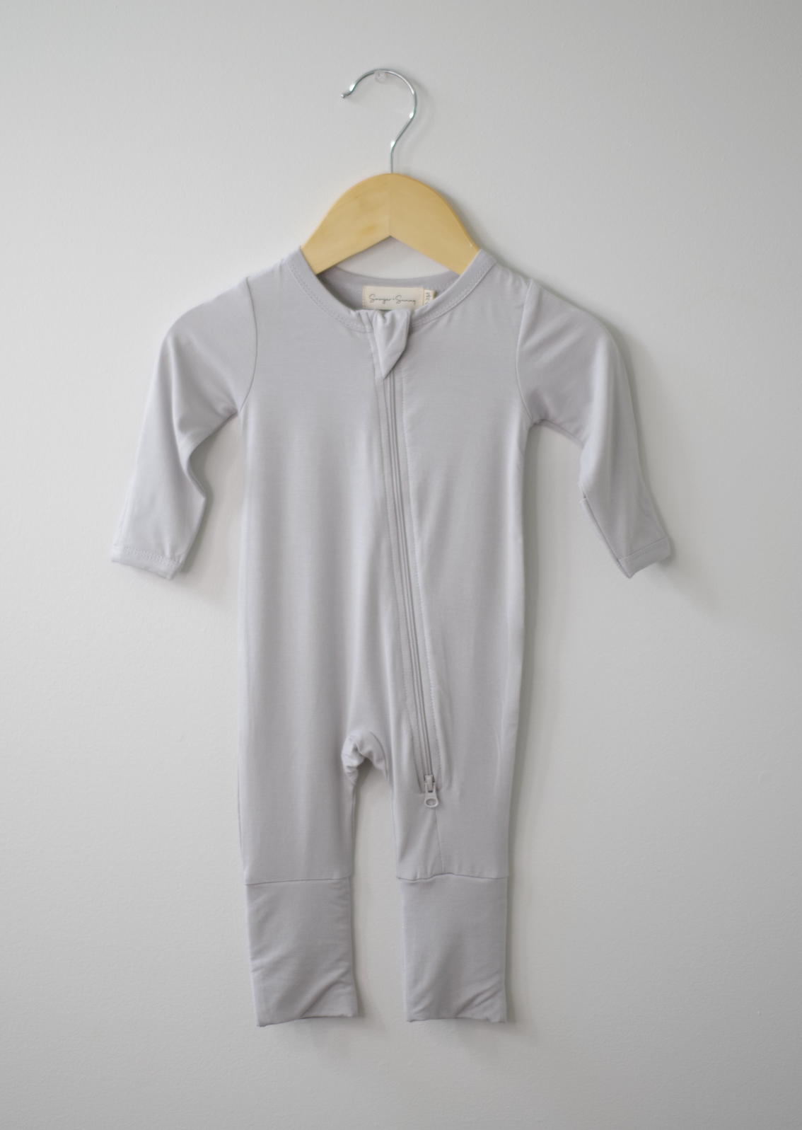 Sawyer + Sunny - Bamboo Baby Romper (Grey)