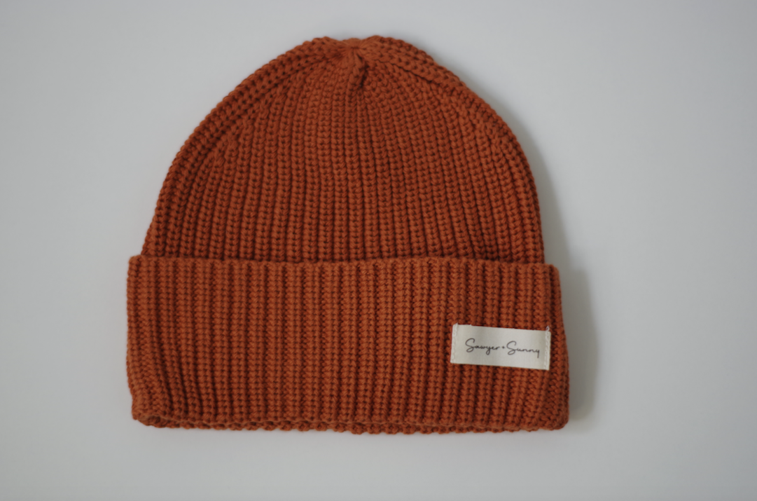 Sawyer + Sunny - Cotton Knit Hat (Ginger)