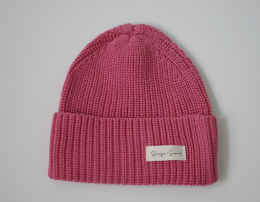 Sawyer + Sunny - Cotton Knit Hat (Pink)