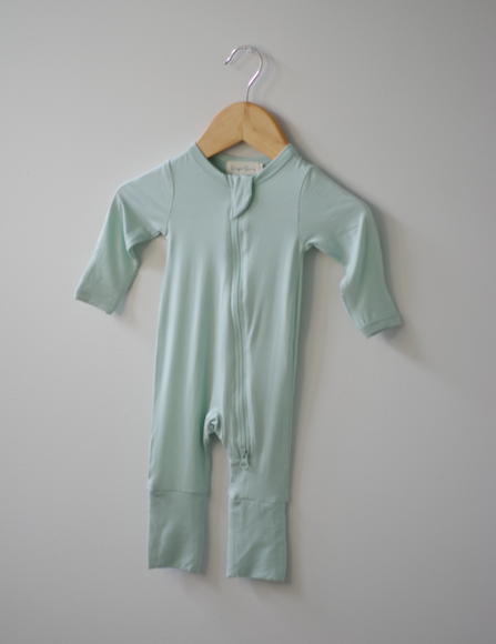 Sawyer + Sunny - Bamboo Baby Romper (Mint)