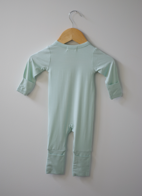 Sawyer + Sunny - Bamboo Baby Romper (Mint)