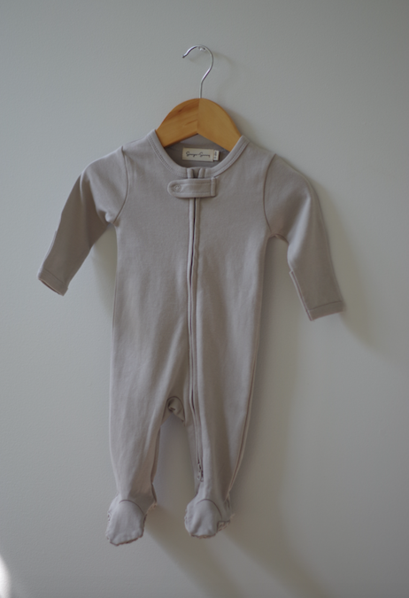 Sawyer + Sunny - Organic Cotton Sweet Dreams Sleeper (Grey)