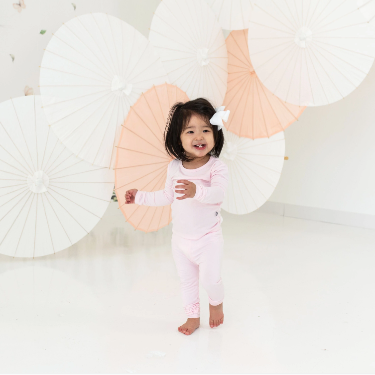 Kyte Baby - Long Sleeve Bamboo Pj Set (Sakura)