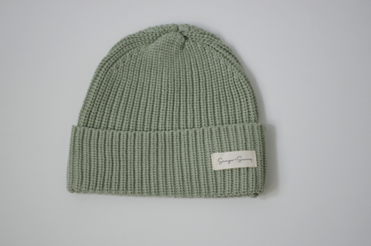 Sawyer + Sunny - Cotton Knit Hat (Green)