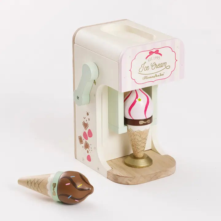 Le Toy Van - Wooden Ice Cream Machine and Play Food Cones