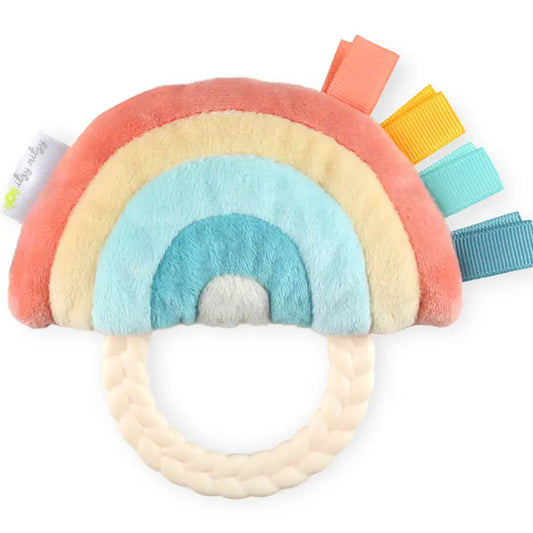 Ritzy Rattle Pal Plush Rattle Pal with Teether (Rainbow)
