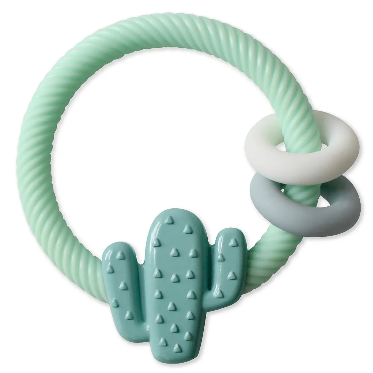 Ritzy Rattle Silicone Teether Rattles (Cactus)