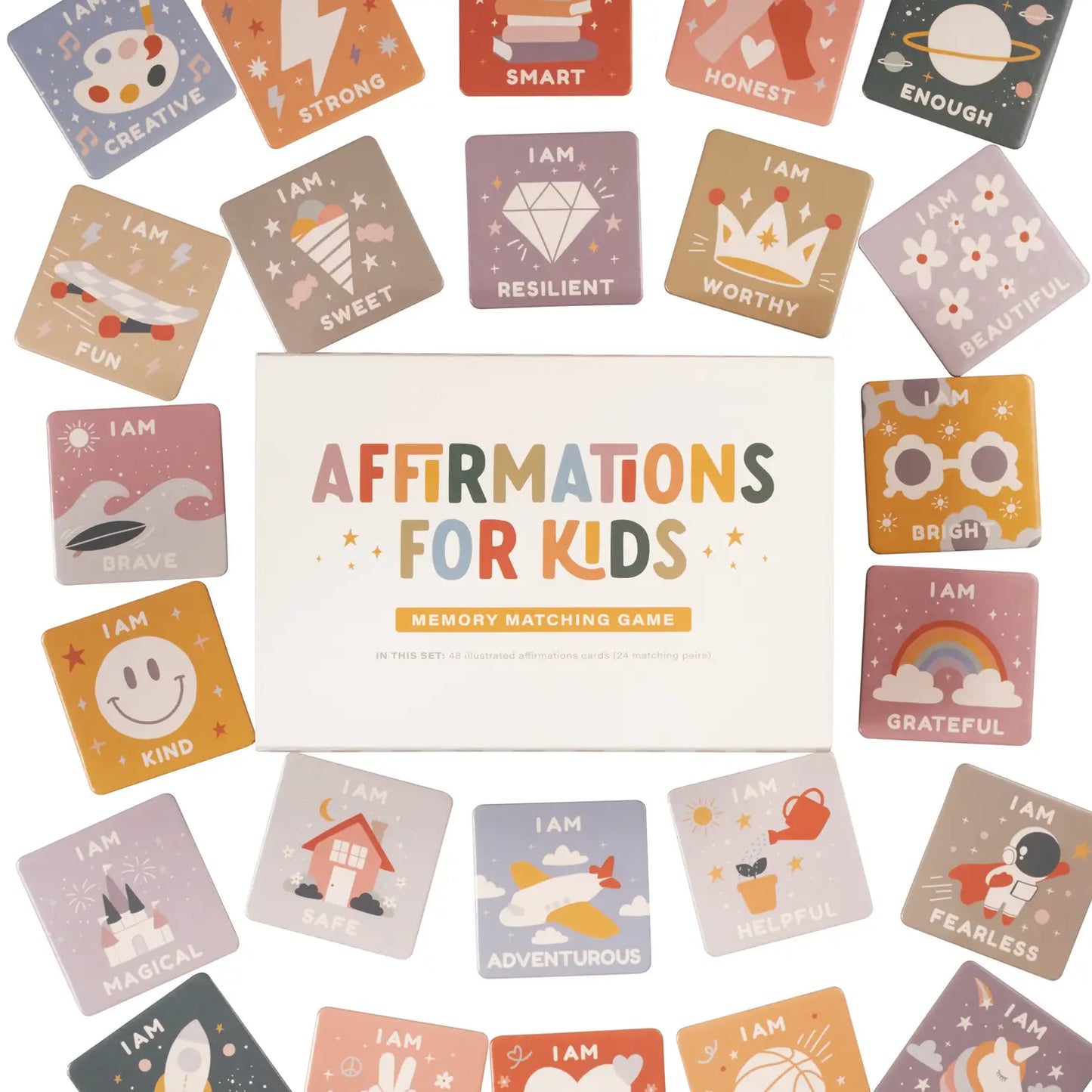 Cherrypick - Affirmations for Kids Memory Matching Game