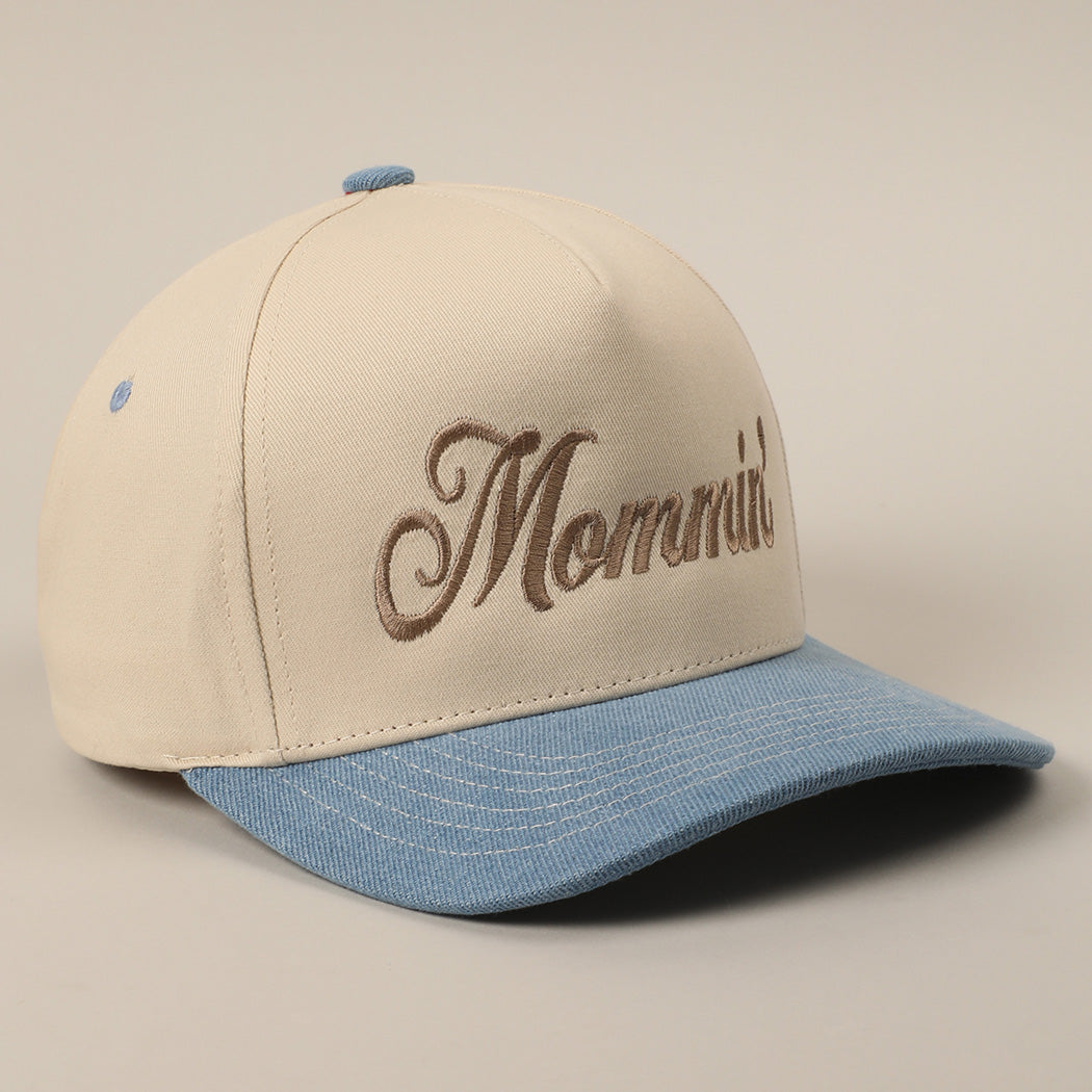 Mommin' - Hat (Light Denim)