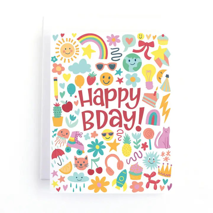 Birthday Card - Eye Spy Birthday Activity Card