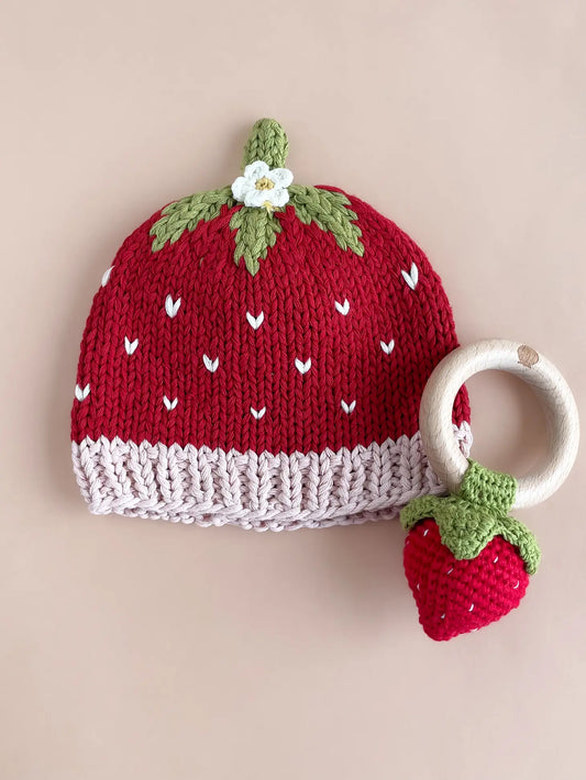The Blueberry Hill - Cotton Strawberry Hat