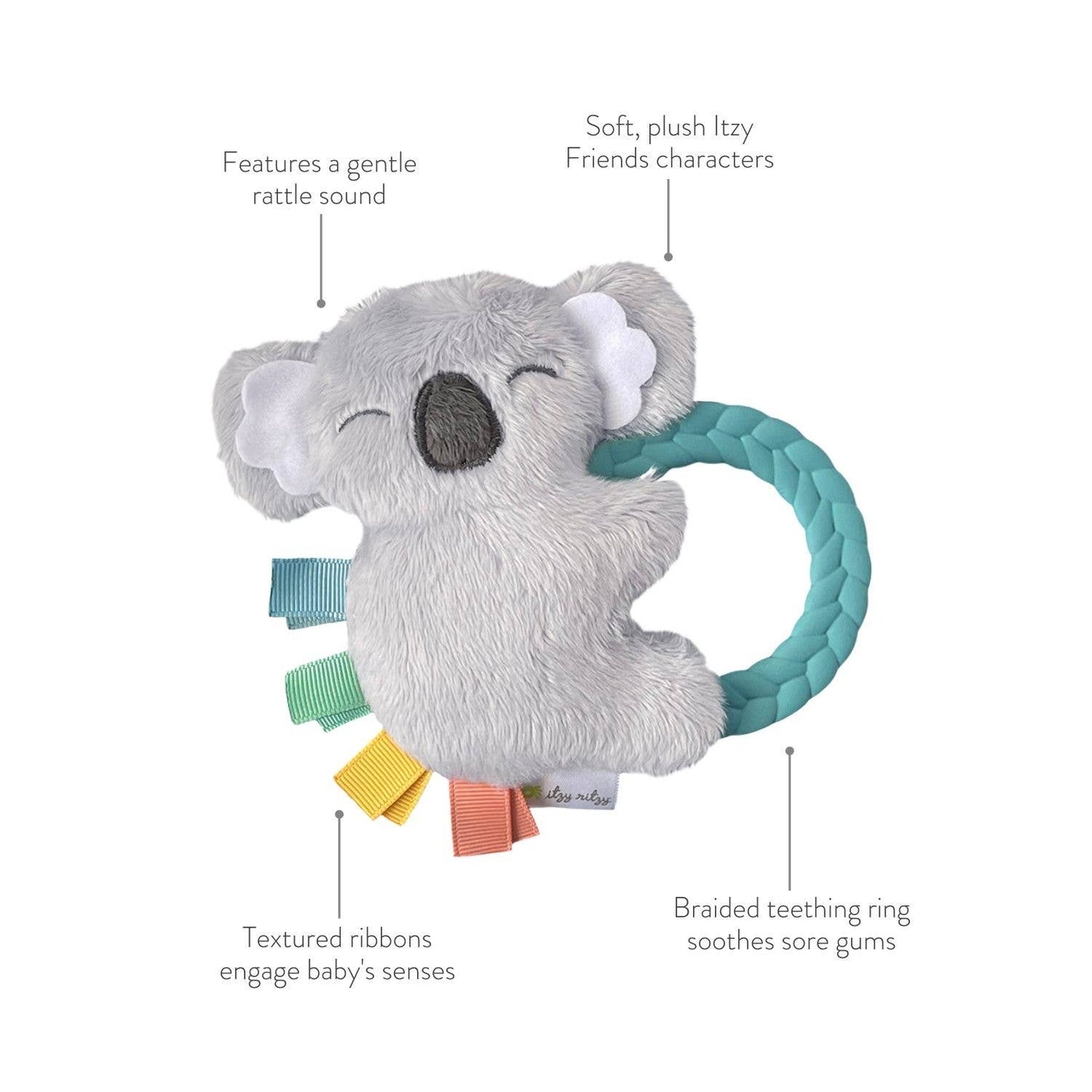 Itzy Ritzy - Rattle Pal - Plush Rattle (Koala)