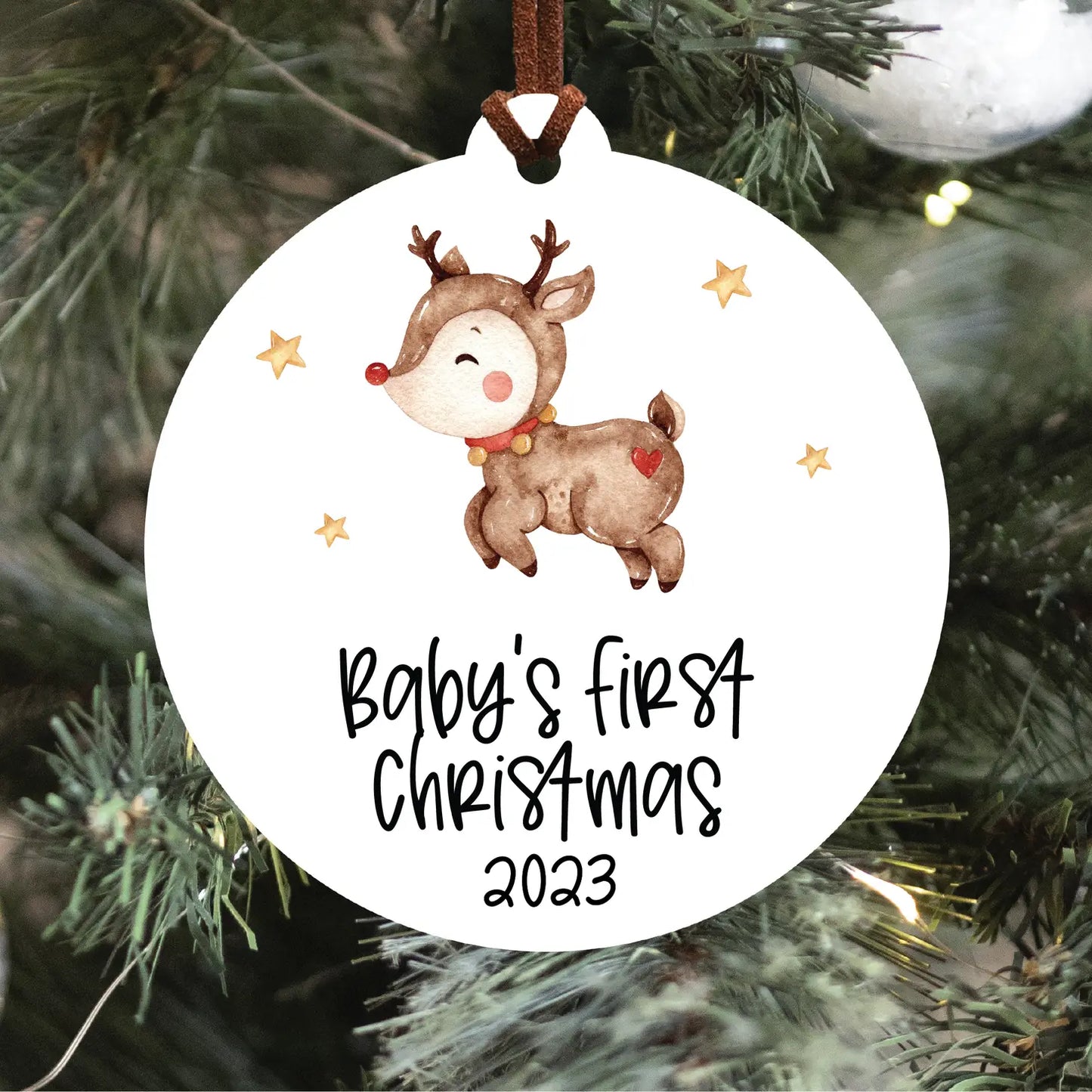 Baby's First Christmas (Reindeer)