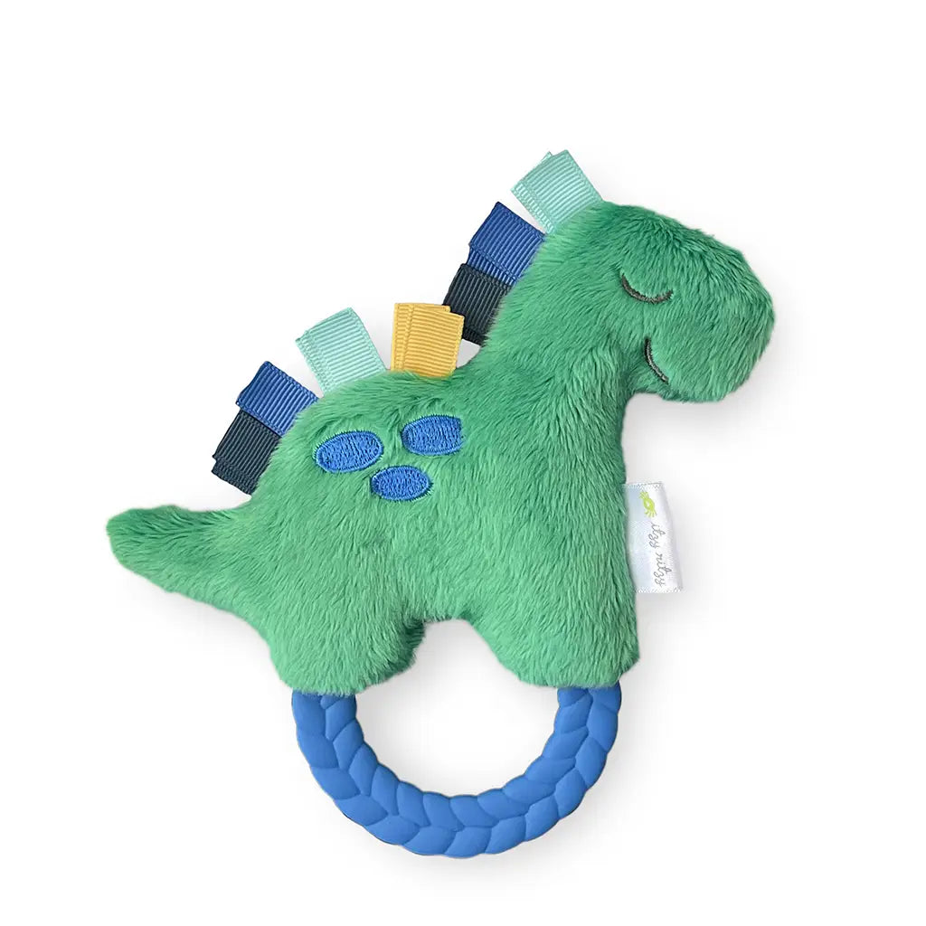 Ritzy Rattle Pal Plush Rattle Pal with Teether (Dino)