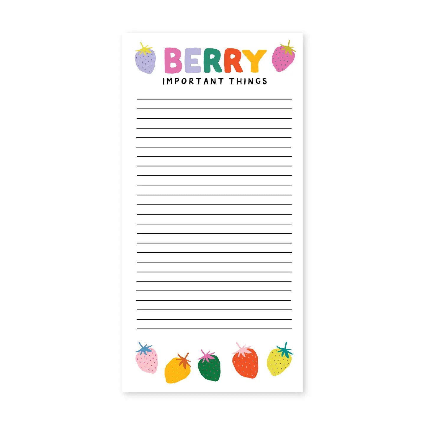 To Do List - Notepad With Magnet (Berry Important Things)