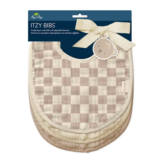 Itzy Ritzy - Trip Layer Muslin Bibs (Three Pack)