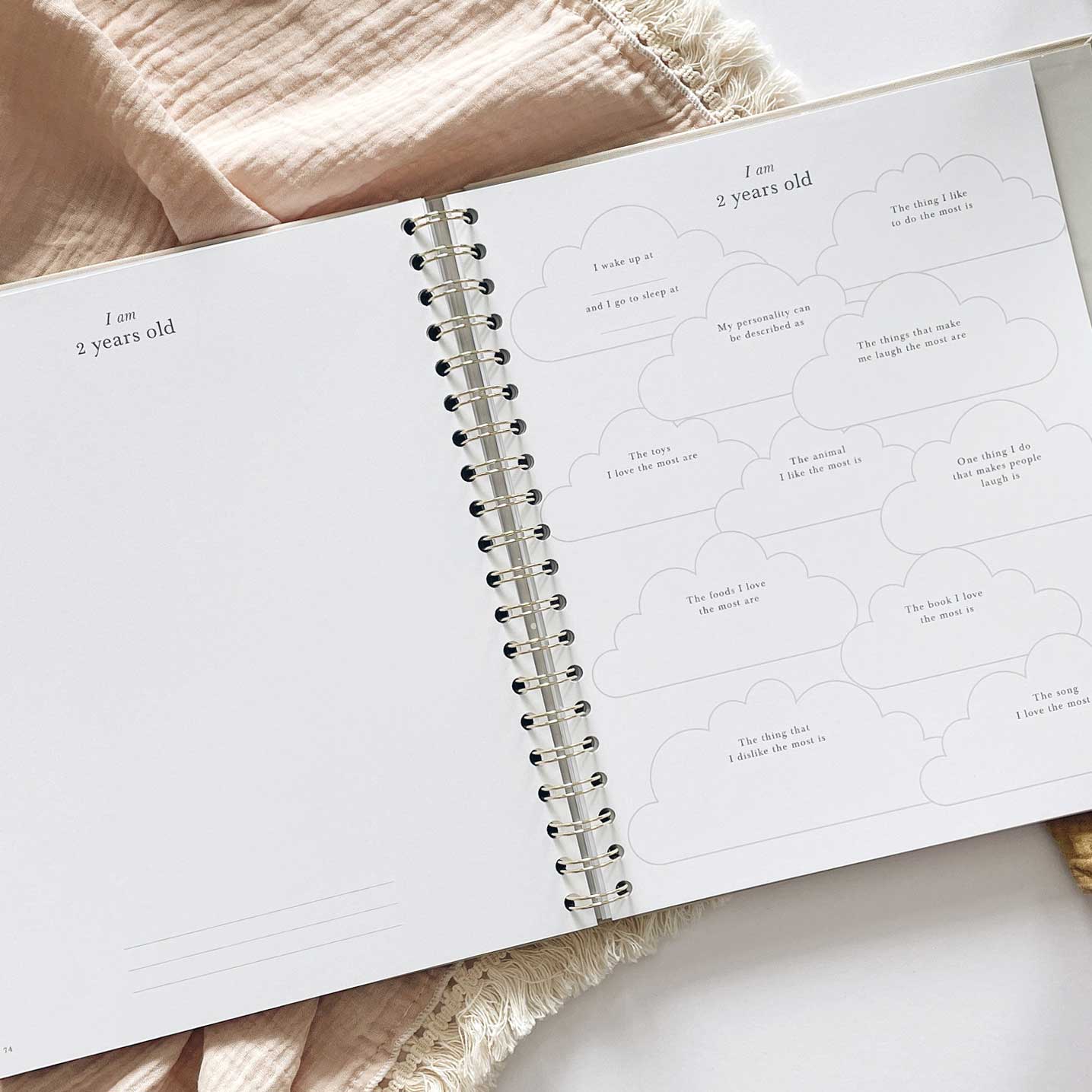 My Baby Memory Book (White)