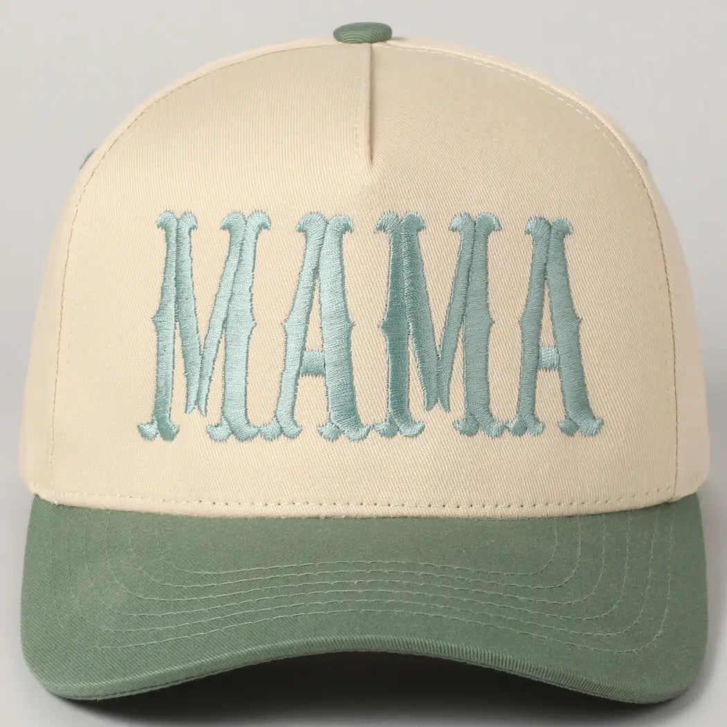 Mama Typographic - Hat (Sage)