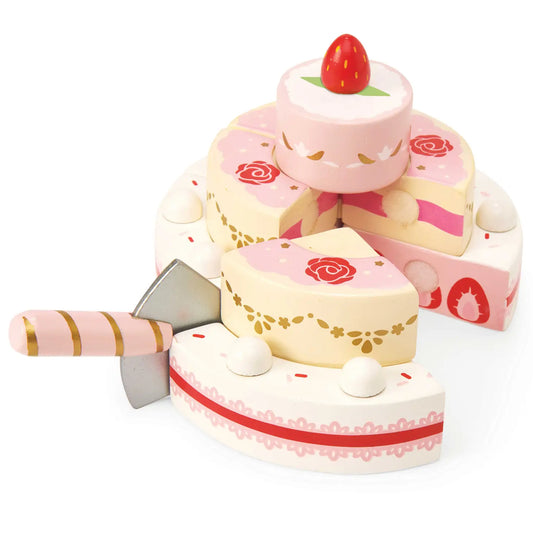 Le Toy Van - Wooden Strawberry Wedding Cake