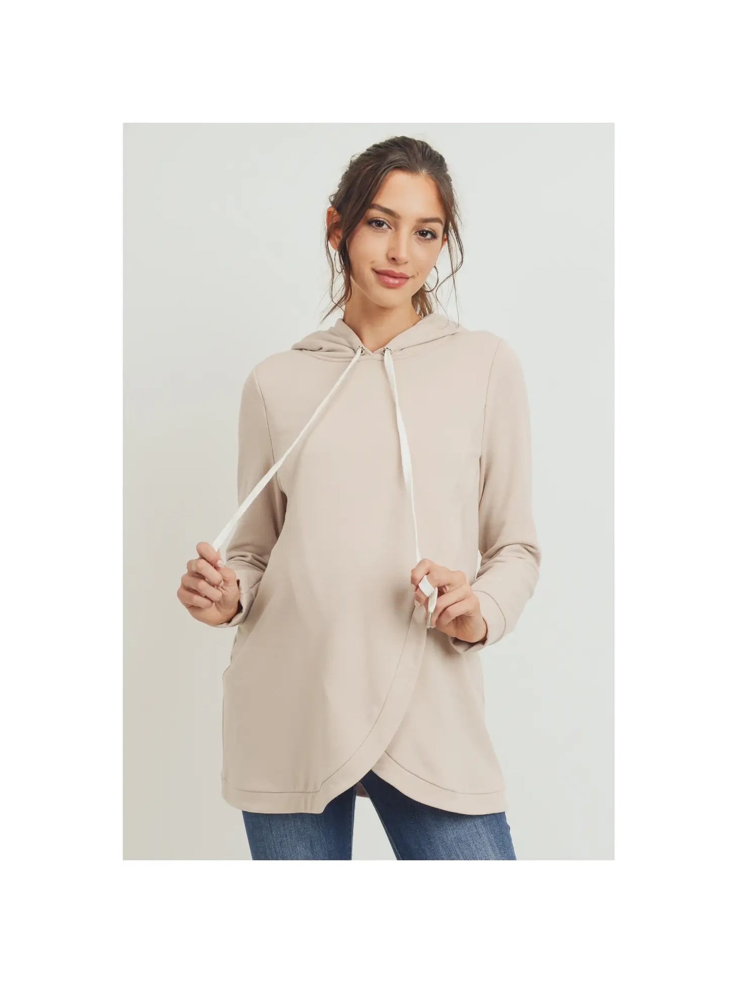 French Terry Maternity + Nursing Hoodie