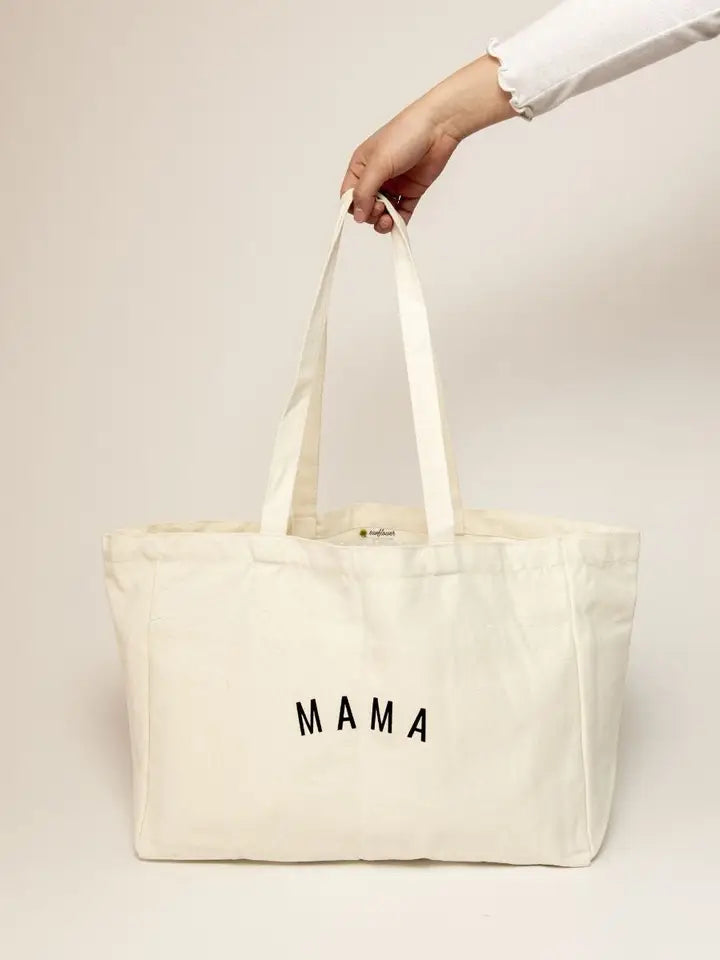 Sunflower Motherhood - Mama Canvas Tote Bag