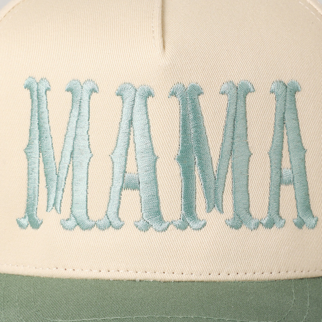 Mama Typographic - Hat (Sage)