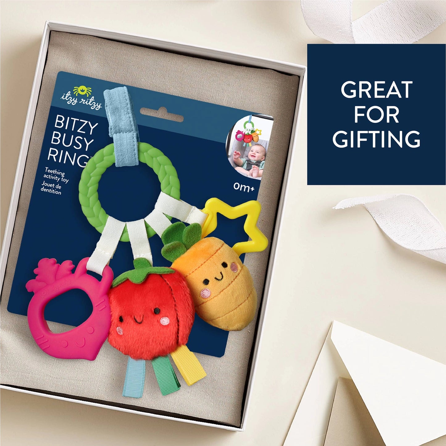 Itzy Ritzy - Bitzy Busy Ring (Veggie)