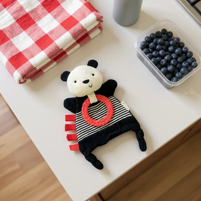 Itzy Ritzy - Bitzy Crinkle - Sensory Toy With Teether (Panda)
