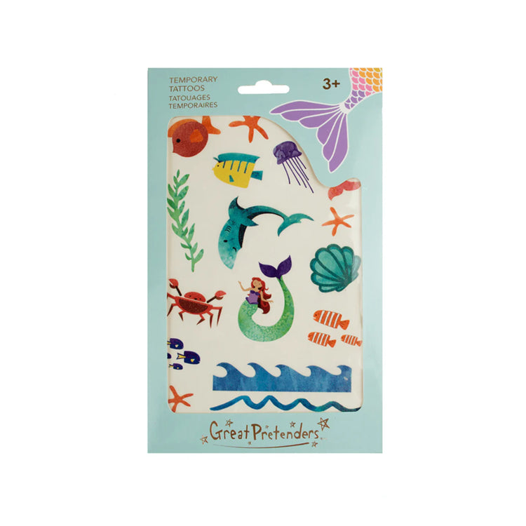 Great Pretenders - Mermaid Temporary Tattoos