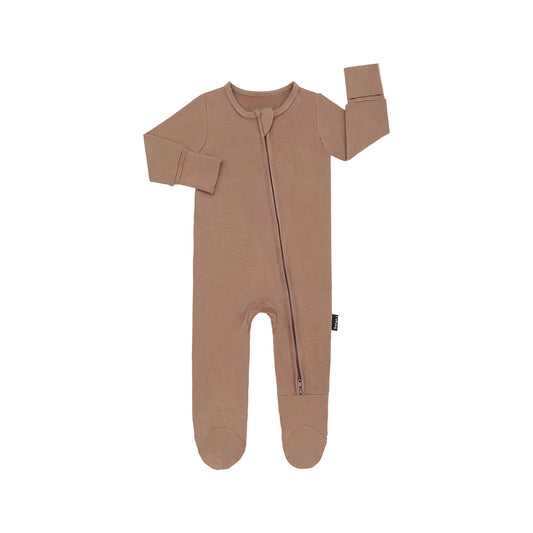 Belan J - Bamboo Footed Zipper Sleeper (Hazel)