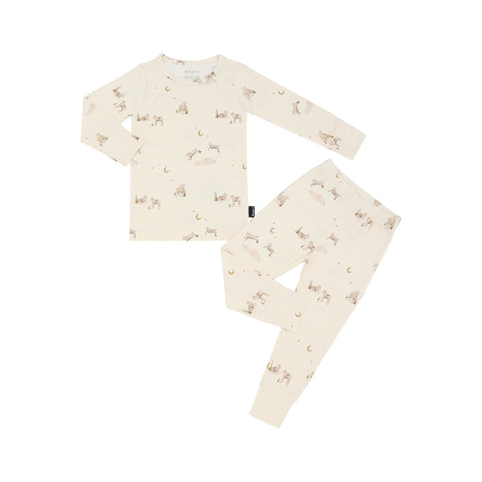 Belan J - Bamboo PJ Set (Little Lambs)