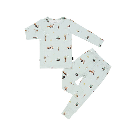 Belan J - Bamboo PJ Set (Tractors)