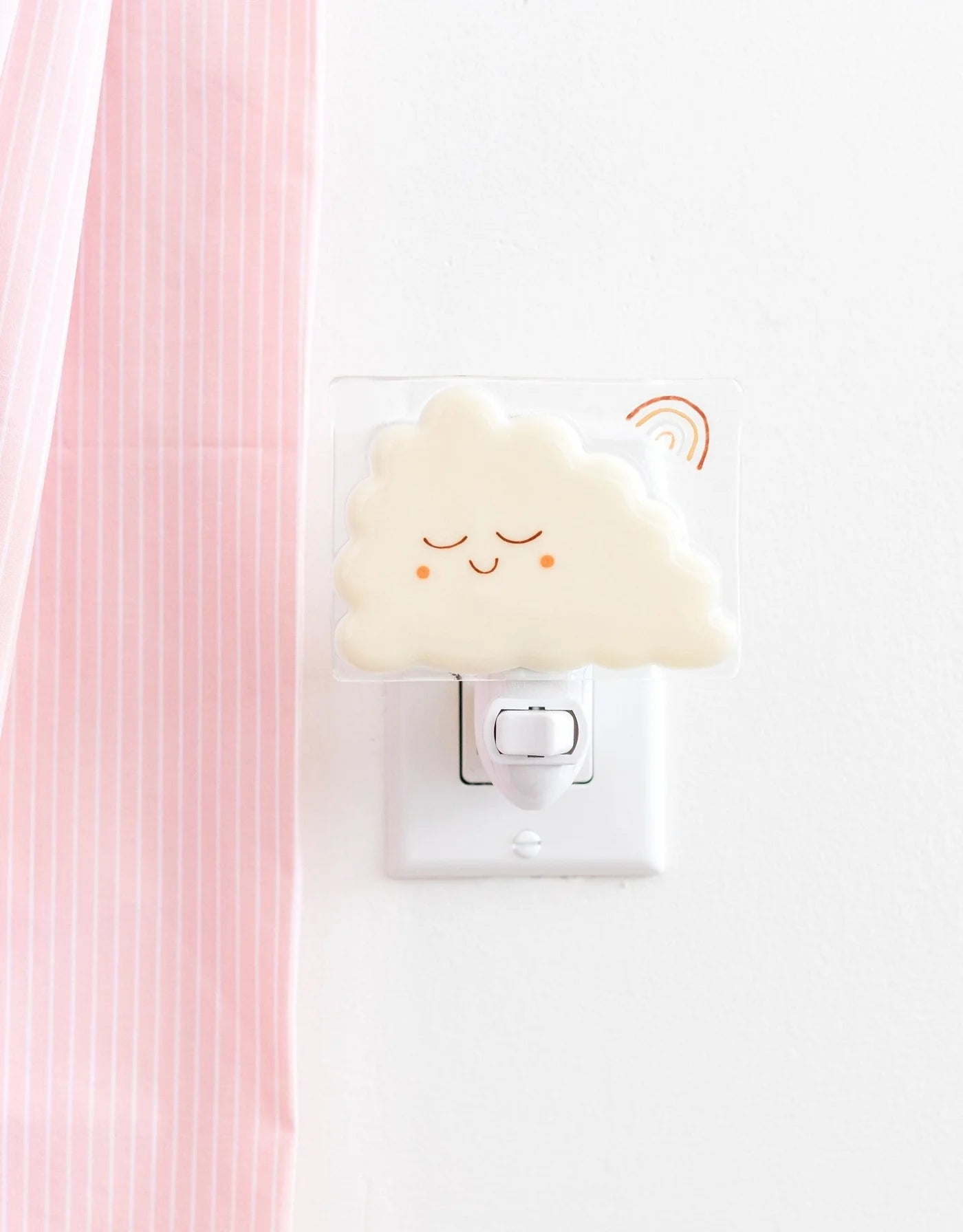 Veille Sur Toi - Glass Night Light (Cream Baby Cloud)