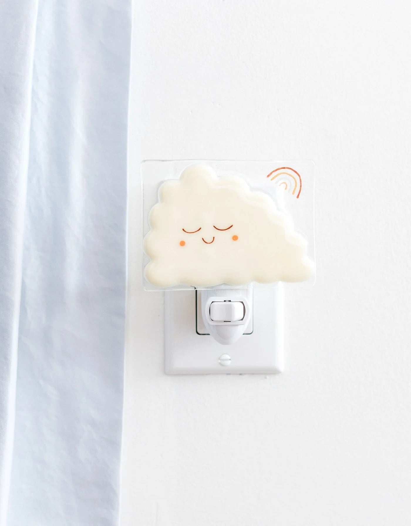 Veille Sur Toi - Glass Night Light (Cream Baby Cloud)