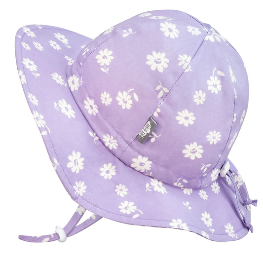 Jan & Jul - Cotton Floppy Hat (Purple Daisies)