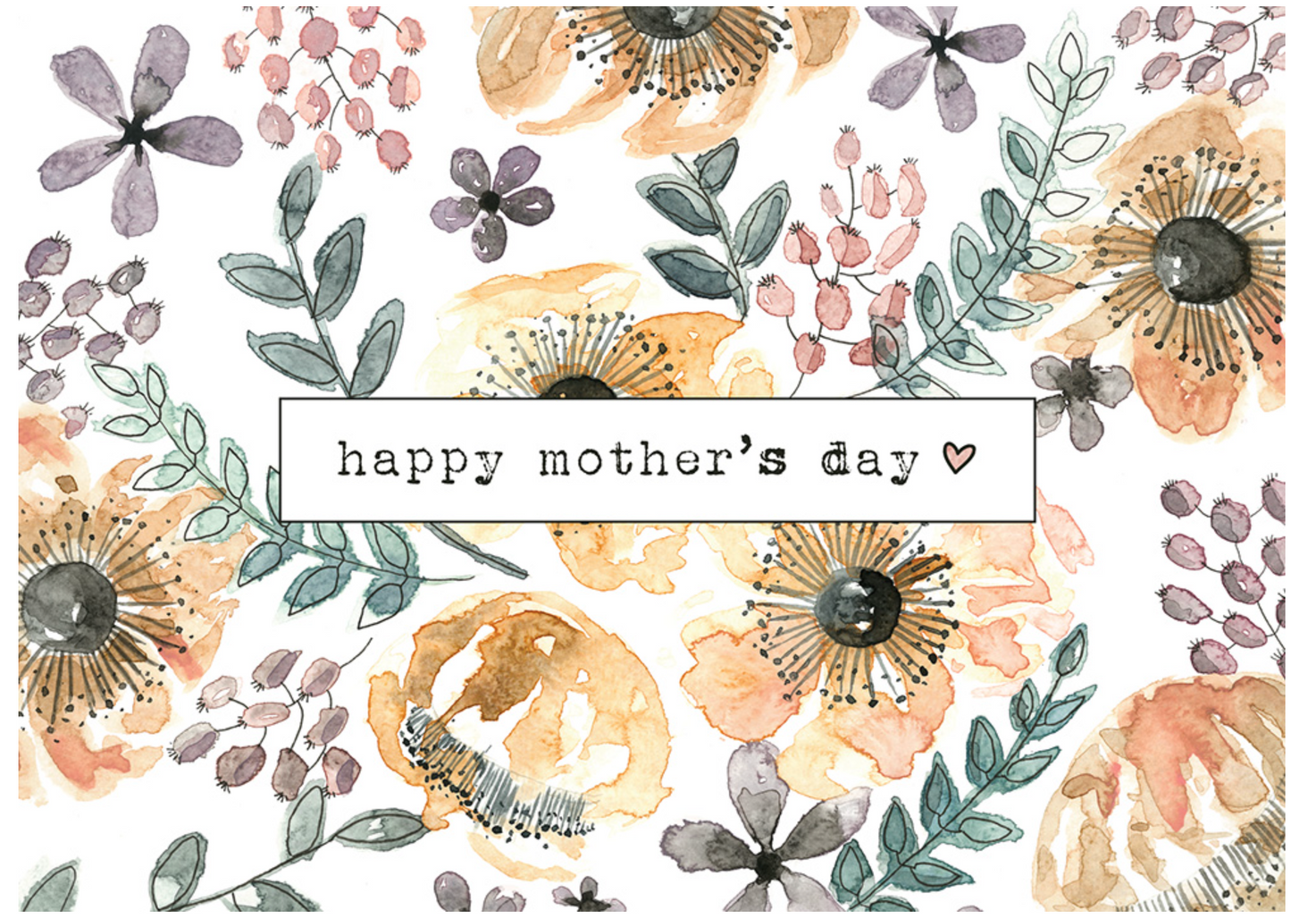 Mothers Day Flower Card