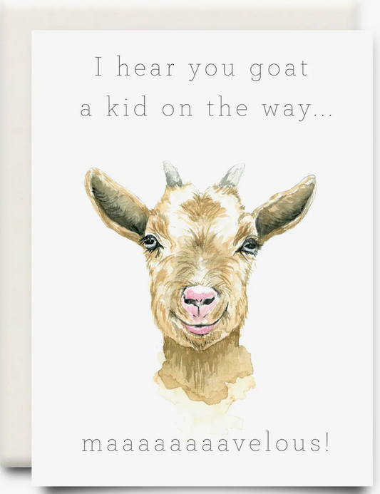 Goat Card (new baby)